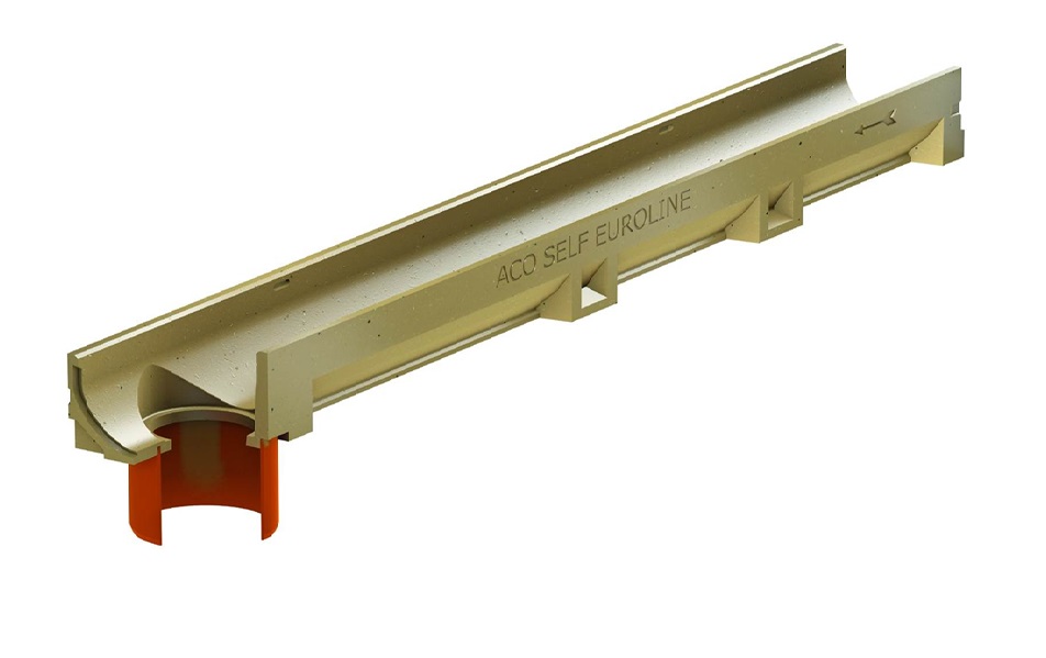 ACO SELF EUROLINE 100 MINI KANALICA IZ POLIMERBETONA SVIJ.OTVORA 100X55X1000 OTV