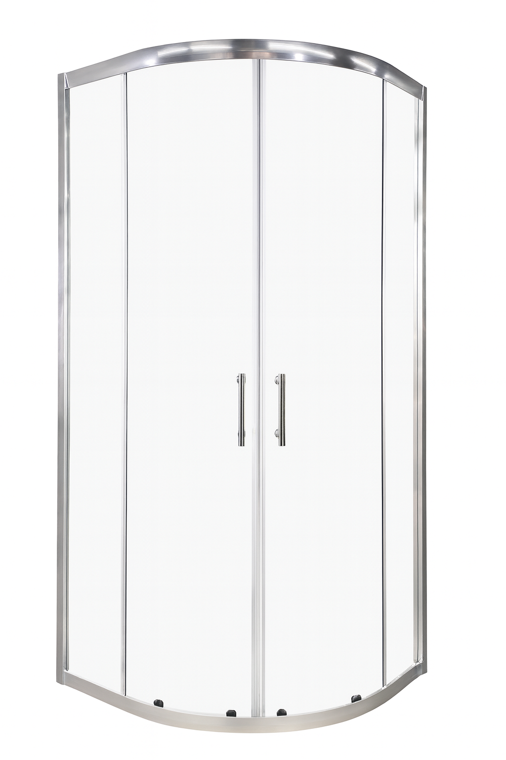 SALLY TUŠ KABINA POLUKRUŽNA 80X80X200 6MM PRO.STAKLO, SELF CLEANING, KROM BP46S4