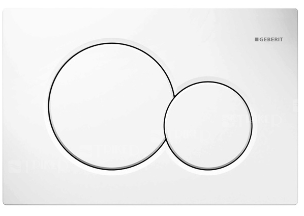 GEBERIT TIPKA SIGMA 01 ROUND DESIGN BIJELA SJAJ 115.770.11.5